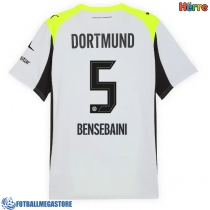 Fotballdrakt Herre Borussia Dortmund Ramy Bensebaini #5 Bortedrakt 2025-26 Kortermet